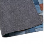 Alfombra rectangular divertido (230 X 160 cm) GABIE jeans (azul)