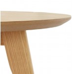 Pull-out tables ART in wood and oak (natural)