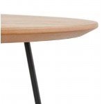 Mesa de centro diseño FRIDA madera y metal (natural)