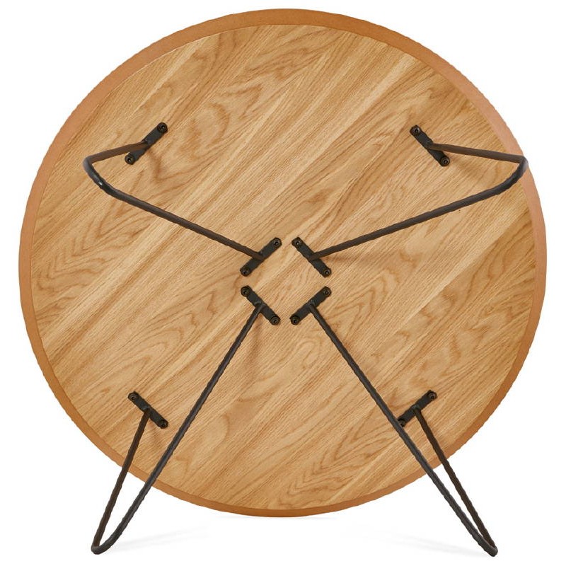 Coffee table design FRIDA wood and metal (natural) - image 38734