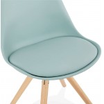 Modern Chair style Scandinavian NORDICA (blue sky)