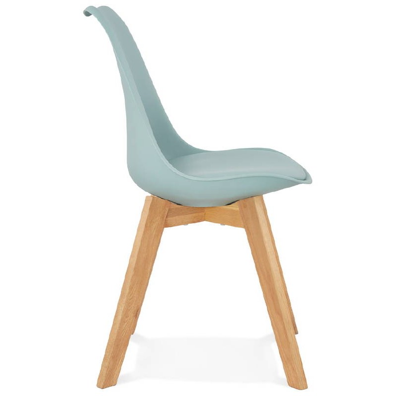 Chaise moderne style scandinave SIRENE (bleu ciel) - image 39131
