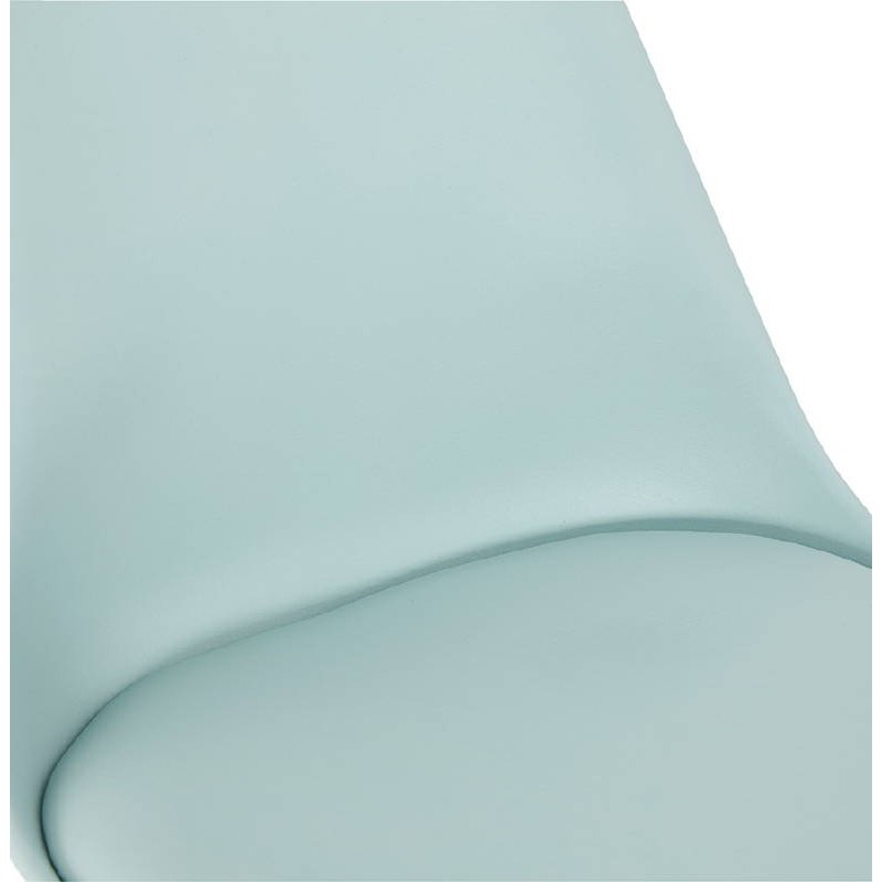 Chaise moderne style scandinave SIRENE (bleu ciel) - image 39135