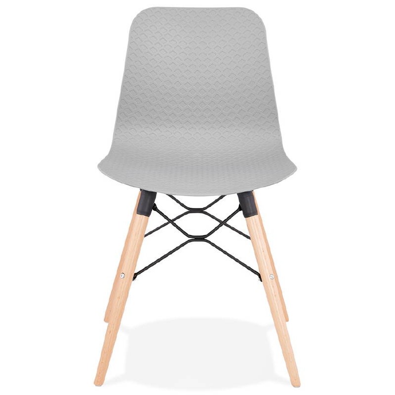 Scandinavian design chair CANDICE (light gray) - image 39515