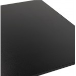 Table à manger design ou table de réunion LUCILE (160x80x75 cm) (noir)