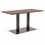 Table design or meeting table KENZA (150 x 70 x 75 cm) (Walnut Finish)