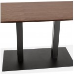 Tavolo design o riunione tavolo KENZA (150 x 70 x 75 cm) (noce finitura)