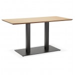 Diseño o reunión mesa de KENZA (150 x 70 x 75 cm) (acabado roble natural)