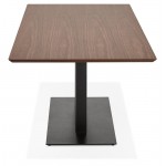 Table à manger design ou table de réunion ANDREA (180x90x75 cm) (finition noyer)