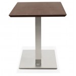 Table à manger design ou table de réunion CORALIE (150x70x75 cm) (finition noyer)