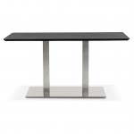 Table design or meeting table CORALIE (150 x 70 x 75 cm) (black ash finish)