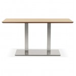 Tavolo design o riunione tavolo CORALIE (150 x 70 x 75 cm) (finitura rovere naturale)