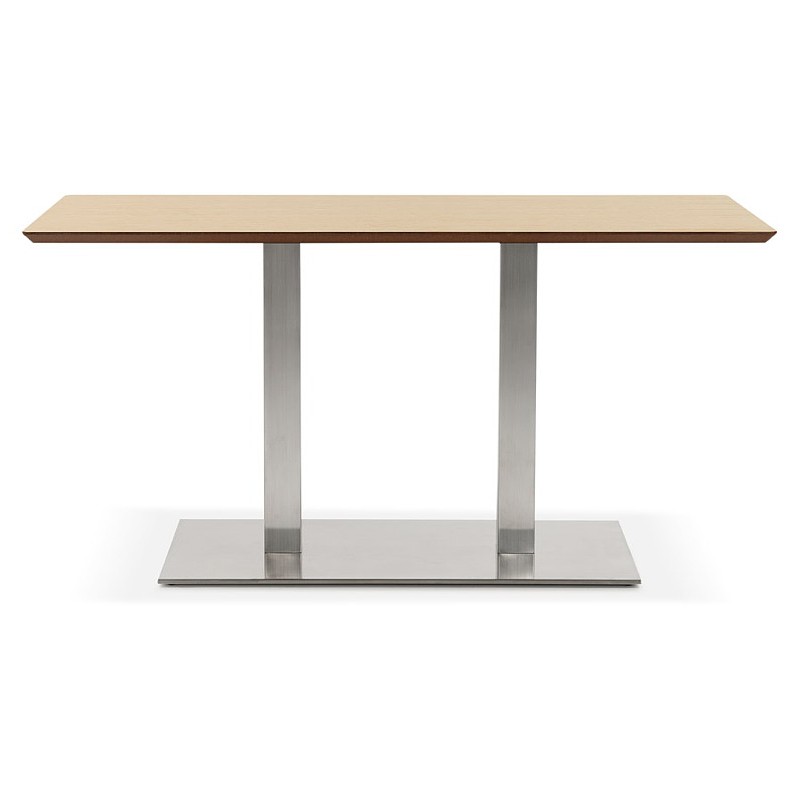Table à manger design ou table de réunion CORALIE (150x70x75 cm) (finition chêne naturel) - image 39912