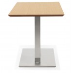 Table design or meeting table CORALIE (150 x 70 x 75 cm) (natural oak finish)