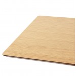 Table design or meeting table CORALIE (150 x 70 x 75 cm) (natural oak finish)