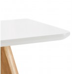 Table design Scandinavian or Office MAYA (120 x 78 x 77 cm) (white)