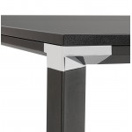 Bureau BENCH table de réunion moderne (140x140 cm) RICARDO en bois (noir)