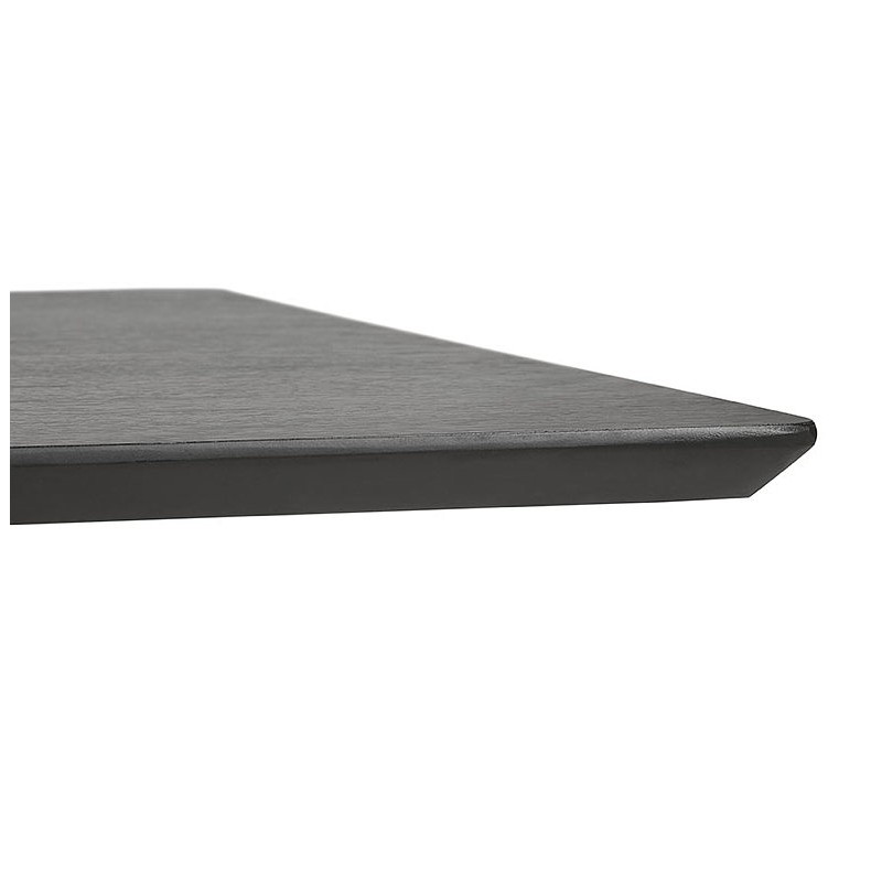 Table à manger design ou bureau (180x90 cm) FOSTINE en bois (noir) - image 40321