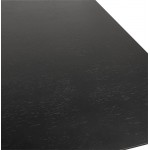 Table à manger design ou bureau (180x90 cm) FOSTINE en bois (noir)