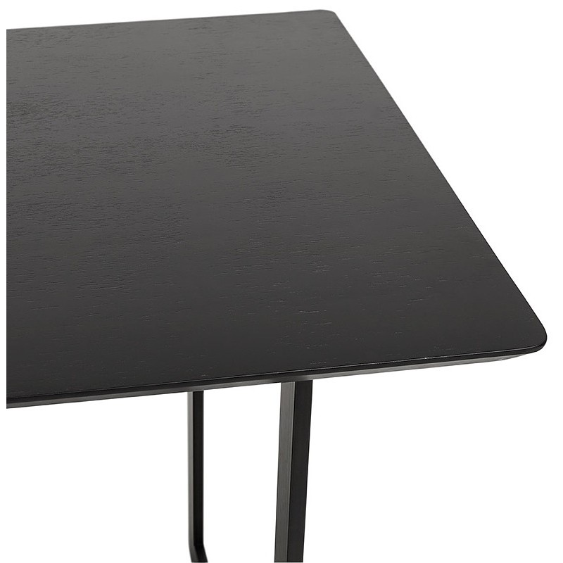Diseño de tabla o madera de oficina ESTEL (negro) (150 x 70 cm) - image 40340