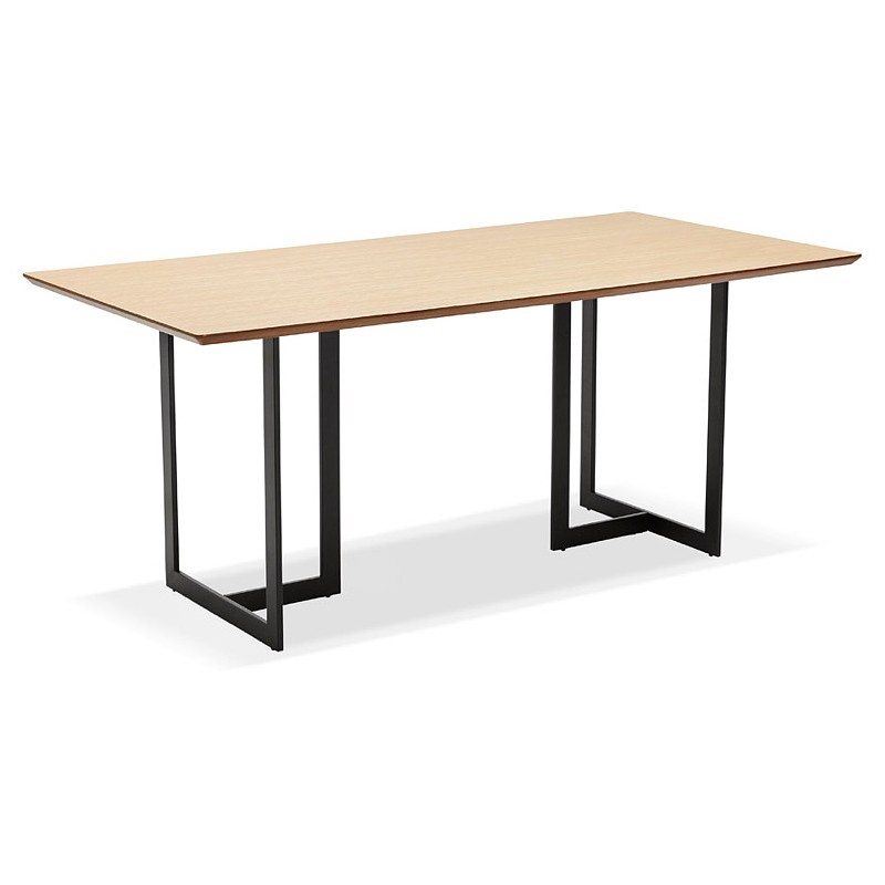 Diseño de mesa o escritorio de madera (180 x 90 cm) Douglas (natural) - image 40388