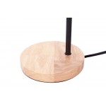 Lampe de table design en métal H 47 cm Ø 15 cm ARIANE (noir)