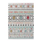 Rectangular NADOR ethnic rugs woven by machine (white multicolor)