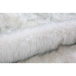 Carpet CHICAGO sheep imitation rectangular tufted by hand (white Earl)