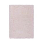 Teppich CHICAGO Schafe Nachahmung rechteckig von hand getuftet (weiße Rose)