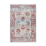 Vintage rectangular ANTIGUA carpet woven to the machine (multicolor)