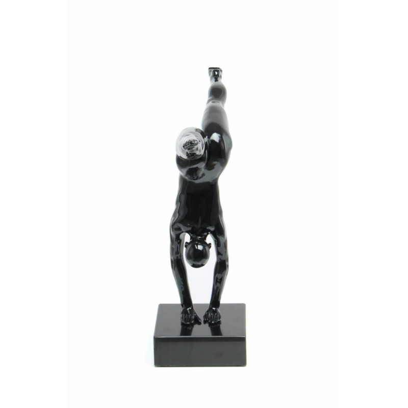 Statue athlete MARCUS in resin (black) - image 42337