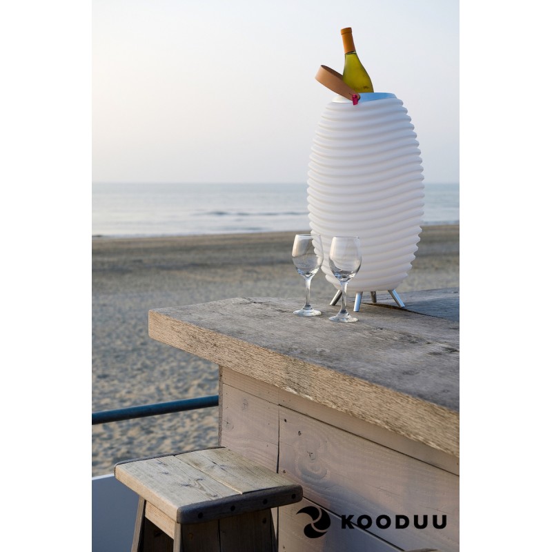 Lamp LED bucket champagne pregnant speaker bluetooth KOODUU synergy 35PRO (white) - image 42848