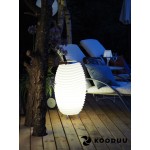 Lampe LED Eimer Champagner schwanger Lautsprecher Bluetooth KOODUU Synergie 50PRO (weiß)