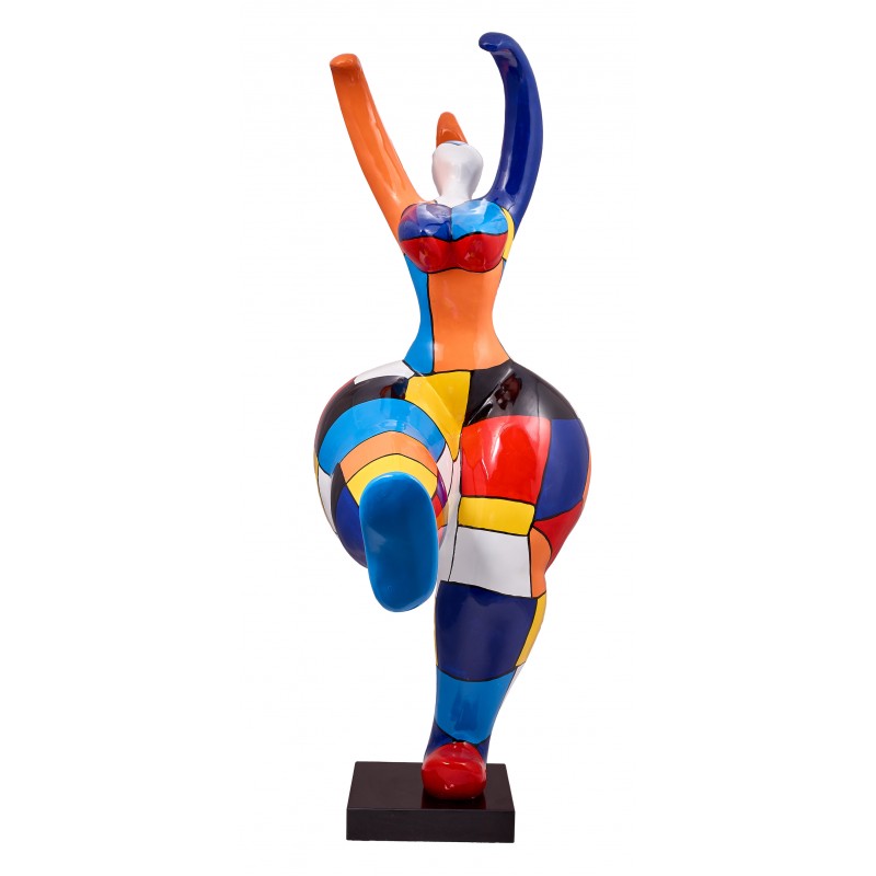 Statue design decorative sculpture woman NANA resin H145 cm (multicolor) - image 42890