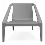 SUNY-progetto relax sedia da giardino (grigio scuro)