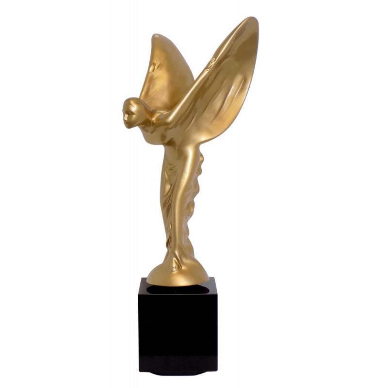 Statua decorazione scultura decorativa disegno incinta Bluetooth ANGELS in resina (Golden) - image 43018