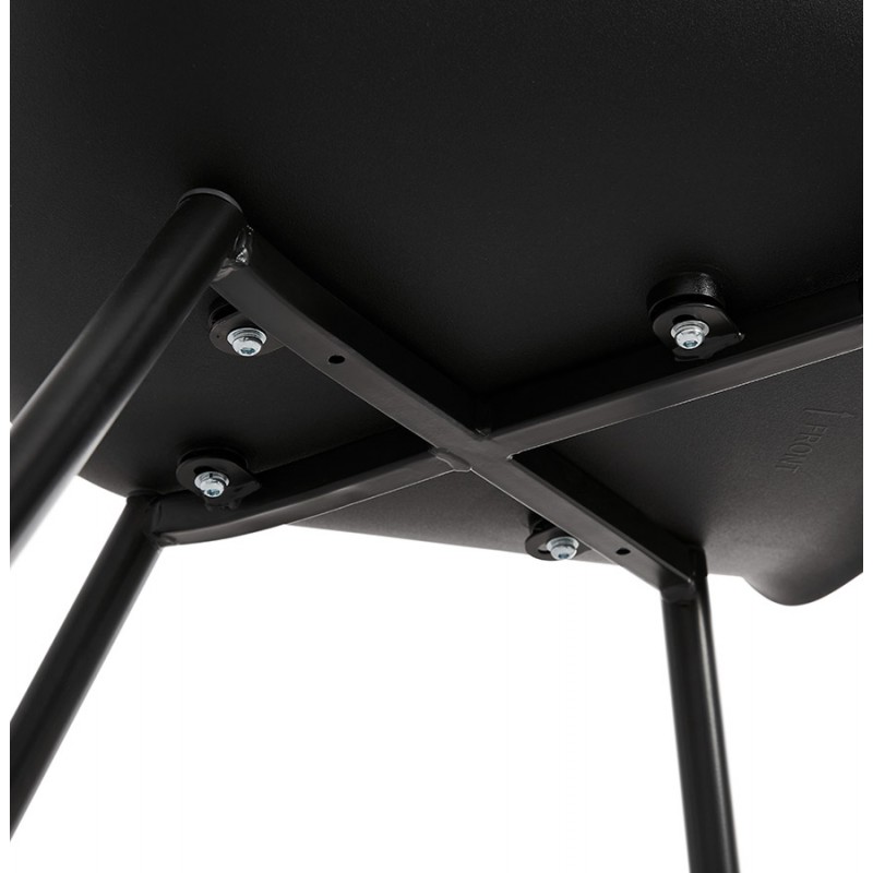 Scandinavian design chair with COLZA armrests in polypropylene (black) - image 43159
