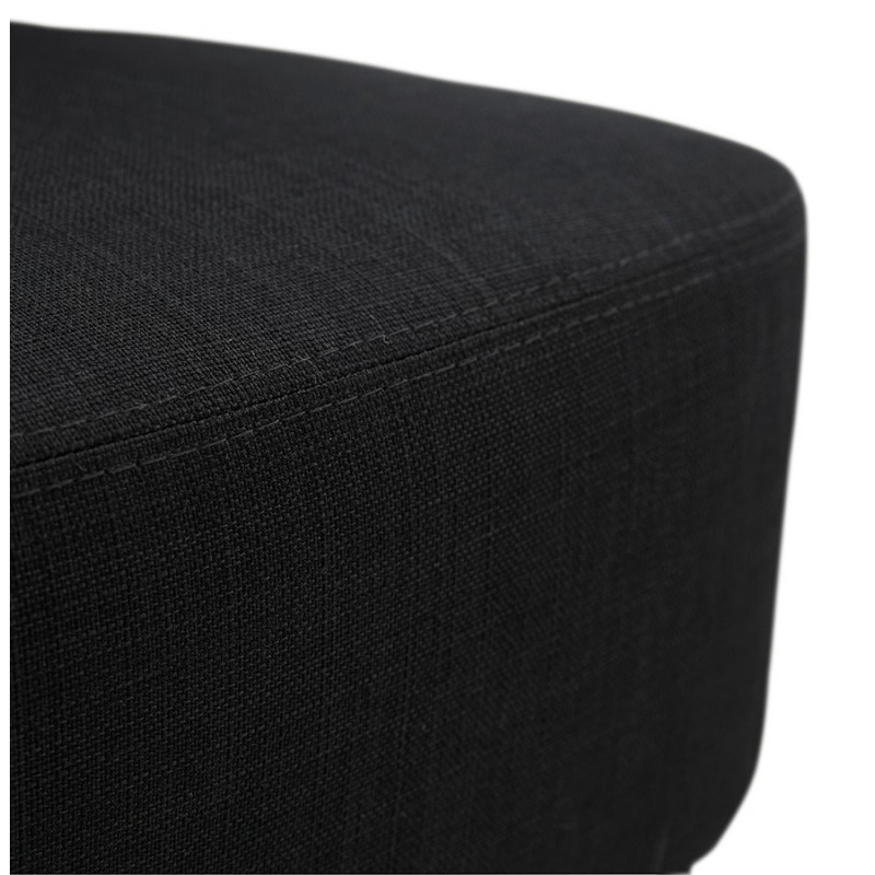 Sedia di design YASUO in tessuto per calzature in legno color naturale (nero) - image 43194