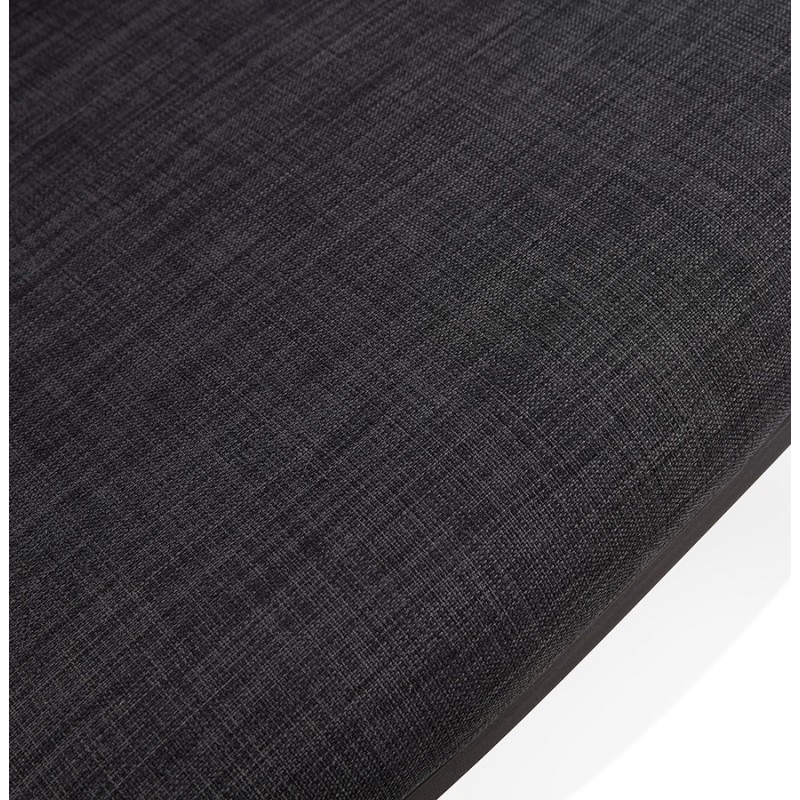 Silla de salón de diseño escandinavo AGAVE (gris oscuro, negro) - image 43593