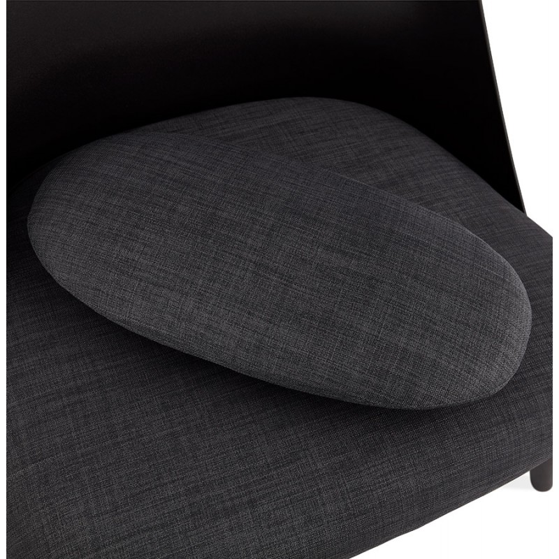 AGAVE Scandinavian design lounge chair (dark grey, black) - image 43594