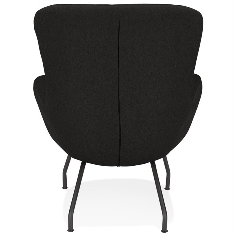 CONTEMPORARY lichIS fabric chair (black) - image 43619
