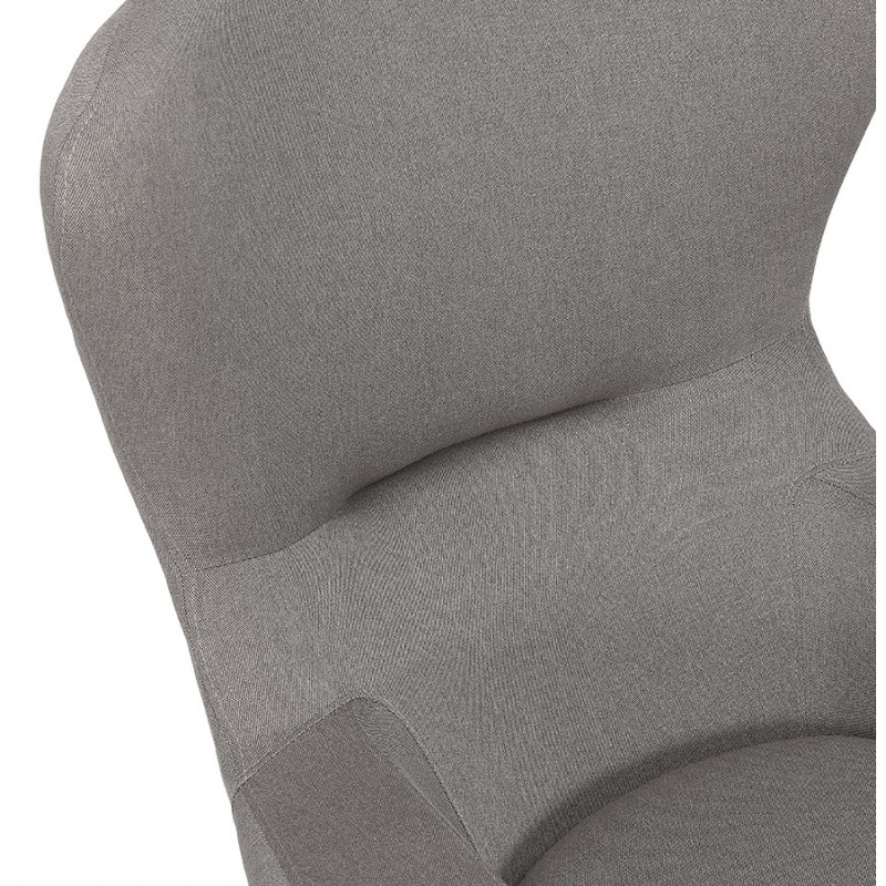 CONTEMPORARY lichIS fabric ear chair (light grey) - image 43633