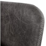 Hiro retro and vintage lounge chair (dark grey)