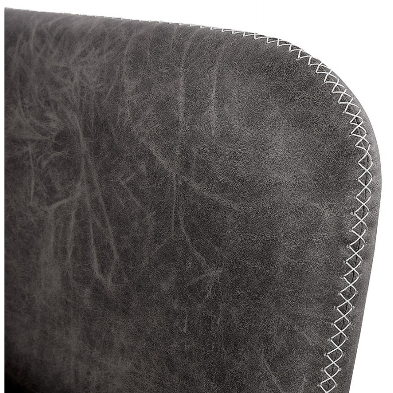 Hiro retro und Vintage Lounge Stuhl (dunkelgrau) - image 43692
