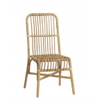Natural rattan chair VALERIE vintage style