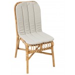 Fabric VALERIE chair cushion (light grey)