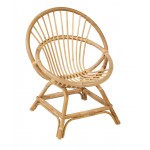 Didier vintage style natural rattan chair