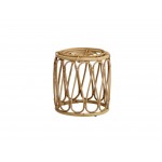 Natural rattan tambour vintage style