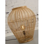 Lámpara de mesa, lámpara de pie de bambú XL (H70) TUVALU (natural)