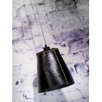 AMAZON XL 1 recycled tire suspension lamp shade (black)